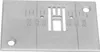 A close-up studio shot of a sewing machine needle plate. Produktbild-Vorschau