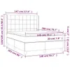 Möbel Boxspringbett mit Matratze Dunkelbraun 140x200 cm Produktbild-Vorschau 6