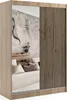 ALTDECOR Kleiderschrank mit Spiegel und Lamel-Schiebetüren, Produktbild-Vorschau 2