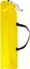 A yellow bag with black handles and drawstrings, likely for a foldable chair or lounger. Voir les images du produit