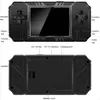 A diagram showing the front and back of a handheld gaming console with labels pointing to various buttons and ports. Náhľad obrázku produktu