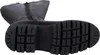The image shows the sole of a black boot. Voir les images du produit
