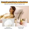Relaxsessel mit Hocker Verstellbare Rückenlehne Weiß für Produktbild-Vorschau 6