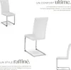 Chaises de Salle à Manger BETTINA Rembourrées Pieds en Voir les images du produit 3