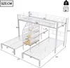 Letto a castello Merax, 3 letti 90 x 200 cm, lettino per Anteprima dell’immagine prodotto 5