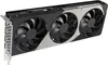 A computer graphics card with three fans. Produktbild-Vorschau