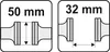 YATO Schraubstock YT-65082 165mm Gusseisen Stahl Produktbild-Vorschau 4