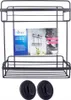 SEPIO Duschablage Schwarz, Badezimmer Organizer Flach, Produktbild-Vorschau 5