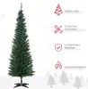 A product image showing a Christmas tree on the left and feature callouts on the right. Produktbild-Vorschau