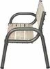 Banc Park 3 places Structure en acier anthracite, surface Voir les images du produit 3
