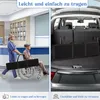 LZQ 2 x Rollstuhlrampe 76-122cm aus Aluminium mobil Rampe Produktbild-Vorschau 3