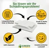 A marketing image showing the features of a pest control product. Produktbild-Vorschau