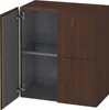 Halbhochschrank L-CUBE 700x363x800mm nussbaum gebürstet Produktbild-Vorschau 1