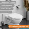 KRUMAD Toilettendeckel mit Absenkautomatik - WC Sitz aus Produktbild-Vorschau 3