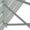 vidaXL Garten-Hochbeet Verzinkter Stahl 400x80x45 cm Grau Produktbild-Vorschau 7