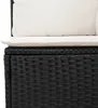 Design 11-tlg. Garten-Sofagarnitur mit Kissen Schwarz Poly Produktbild-Vorschau 6