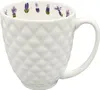 Porzellan Becher Cross Lavendel Weiß 500ml spülmaschinen- Produktbild-Vorschau 1