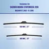 alca® Scheibenwischer ideal für DAEWOO NUBIRA Stufenheck Produktbild-Vorschau 3