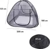 DERYAN Bedtent Pop-up-Bettzelt mit Moskitonetz – 200 × 180 Produktbild-Vorschau 3