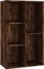 vidaXL Regál/priestor na knihy Smoked Oak 50x25x80 cm Náhľad obrázku produktu 1