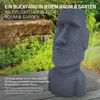 ECD Germany Moai hlava Rapa Nui 53,5 cm vysoká, šedá, z Náhled obrázku produktu 5