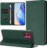 Litchi Leder Handyhülle für Motorola Moto G84 Wallet Produktbild-Vorschau 3