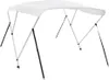 vidaXL 3-Bow Bimini Top Weiß 183x196x137 cm Podgląd zdjęcia produktu 3