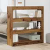 vidaXL Bibliothèque vieux bois 100 x 30 x 103 cm Bois Voir les images du produit 4