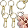Metall-Schlüsselanhänger mit Karabinerhaken, 4 Stück, Produktbild-Vorschau 1