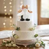 Magnetische Kusspuppen Hochzeit schwarz weiß küssendes Paar Produktbild-Vorschau 6
