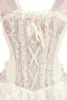 Burleska Langes Kleid Damen Ophelie Dress rosa S Produktbild-Vorschau 3