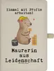 Mr. & Mrs. Panda notizbuch Maurerin Leidenschaft - Produktbild-Vorschau 1