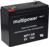 Powery Bleiakku (multipower) MP7-6S Produktbild-Vorschau 1