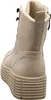 A single beige boot is shown from the back and side. Náhľad obrázku produktu