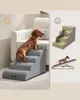 FEANDREA Hundetreppe, 5-stufig-Haustiertreppe, Cord mit Produktbild-Vorschau 5
