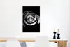 MuchoWow® Poster Blumen - Schwarz - Rose - Weiß - Botanisch Produktbild-Vorschau 5