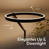 LUMIÈRE Design Lampada da Terra 'Noxi' LED dimmerabile Up- Anteprima dell’immagine prodotto 6
