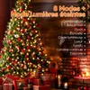 A decorated Christmas tree with presents underneath, next to a fireplace. Anteprima dell’immagine prodotto