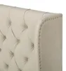 Stauraumbett Polsterbett 180x200 cm Beige Samt Produktbild-Vorschau 9