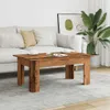 vidaXL Konferenčný stolík vzhľad starého dreva 100x60x42 cm Náhľad obrázku produktu 2
