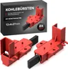 VIOKS charbons 2x remplacement pour Indesit C00196539 avec Voir les images du produit 1