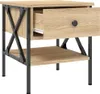 vidaXL Noční stolky 2 ks Sonoma dub 40x42x45 cm výrobek z Náhled obrázku produktu 7