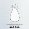Julius Zöllner Babyschlafsack gefüttert Musselin 25 TOG Gr. Produktbild-Vorschau 5