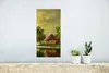 MuchoWow® Poster Gemälde - Ölfarbe - Haus - Natur - Wasser Produktbild-Vorschau 5