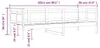 vidaXL Tagesbett Weiß Massivholz Kiefer 80x200 cm Produktbild-Vorschau 8