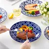 Vancasso Set de 6 assiettes en porcelaine, Assiette plate, Voir les images du produit 6