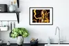 MuchoWow® Gerahmtes Poster Frau - Schwarz - Gold 40x30 cm - Produktbild-Vorschau 4