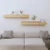vidaXL Nástěnné police 2 ks 80x12x9 cm Borovicový masiv Náhled obrázku produktu 2