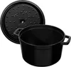 LA COCOTTE 4,8 l vysoký kulatý litinový hrnec černý - Staub Náhled obrázku produktu 6