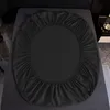 Spannbettlaken 180x200 - Schwarz - Aus Hochwertiger Produktbild-Vorschau 3